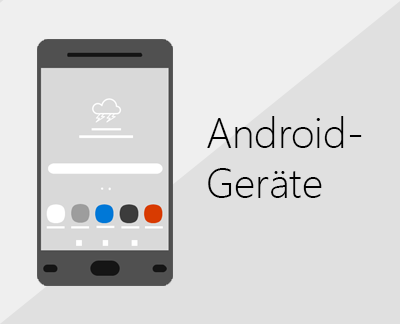 Klicken Sie hier, um Office und E-Mail auf Android-Geräten einzurichten.