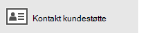 Knappen Kontakt kundestøtte