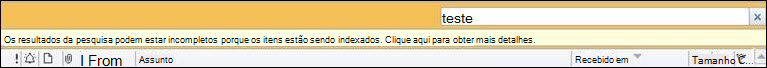 Erro do Outlook